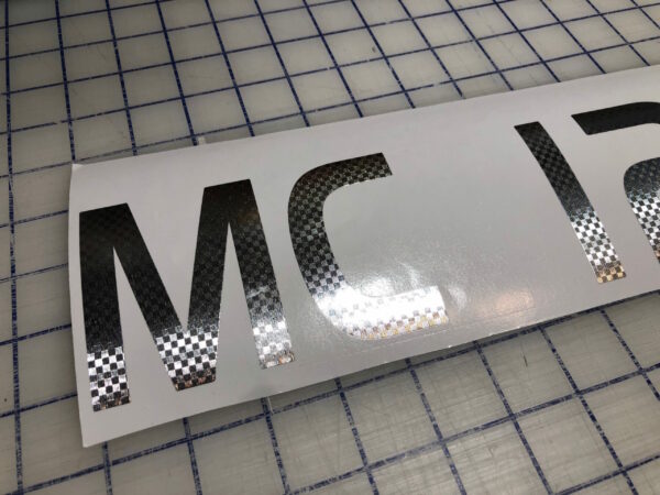 Silver carbon fiber specialty color Michigan MC Numbers