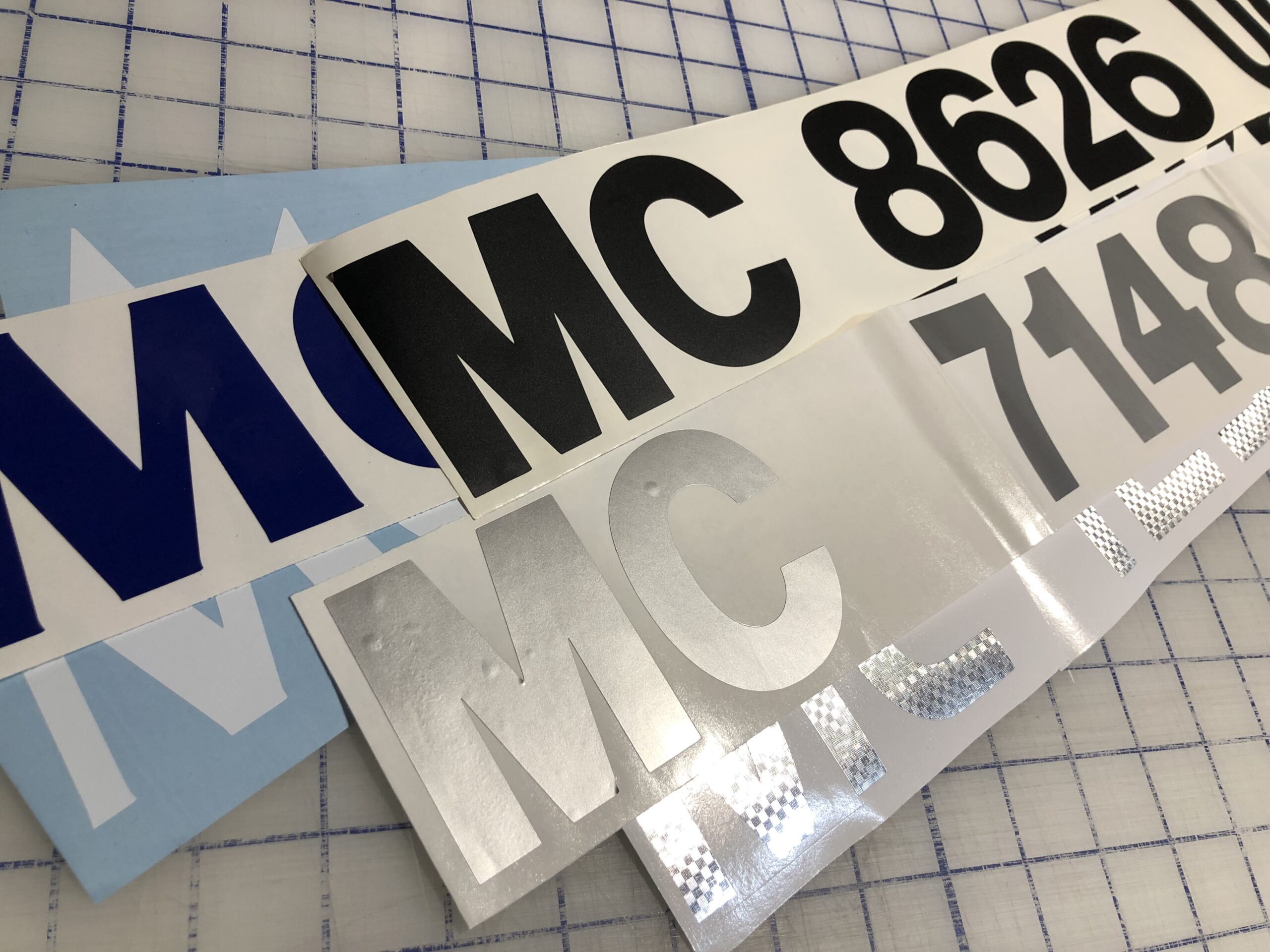 Michigan MC Numbers – Standard Colors